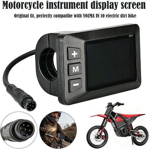 استبدال شاشة عرض LCD للدراجة الكهربائية G518 لدراجة Yozma IN10 الكهربائية الترابية المقاومة للماء للدراجة الإلكترونية وعداد السرعة ولوحة التحكم ولوحة التحكم in Kuwait