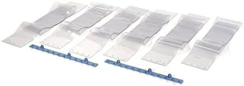 Global Industrial Clearway Doors 786146 3'W x 7'H Pedestrian Strip Door Curtain Kit in Kuwait