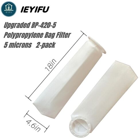 BP-420-5 Polypropylene Filter Bag 20 inches 5 Micron (2PC) in Kuwait
