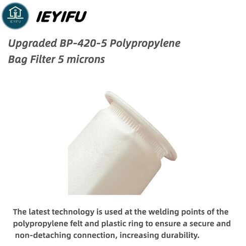 BP-420-5 Polypropylene Filter Bag 20 inches 5 Micron (2PC) in Kuwait
