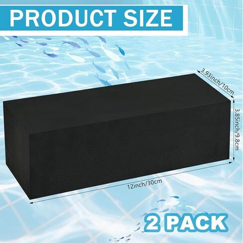 2 PCS 10 Lbs Diving Brick Rubber Swimming Pool Dive Brick Safety Water Brick Diving Weight for Rescue&Strength Training Rectangular Dive Weight for Lifesaver Equipment Summer Swimming Safety Accessory in Kuwait