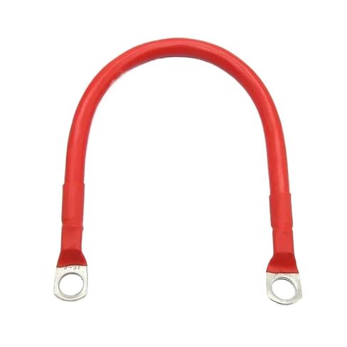 Battery Inverter Cable RV Pure Copper Wire 8 6 4 AWG with M8 Tinned Lug for Solar System UPS Car Connection(Red,20cm,4AWG) in Kuwait