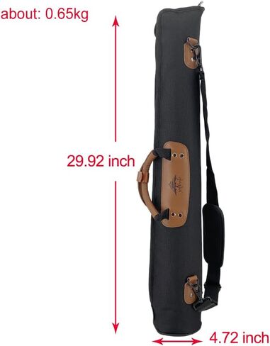 Soft Clarinet Case,Soprano Saxophone Gig Bag Oxford,Lightweight Portable Music Instrument Storage bag for Wind Instrument with Comfortable Shoulder Strap (black) in Kuwait