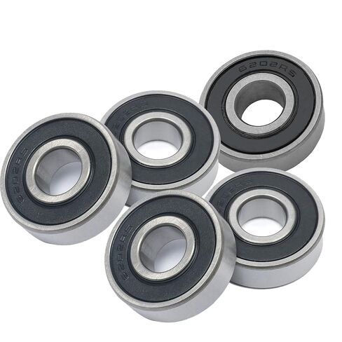 6203RS Bearings 5Pcs Double Rubber Seal Bearings Steel 17x40x12mm Pre-Lubricated Deep Groove Ball 6203-2RS Bearings in Kuwait