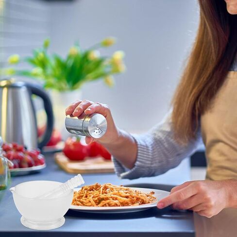 طقم مدقة زجاجية سعة 75 مل مقاومة للكسر مع قاعدة مضادة للانزلاق للاستخدام في المختبر والمطبخ in Kuwait