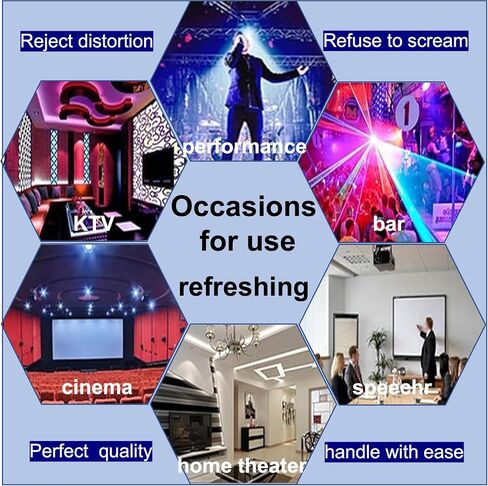 RQG Professional Feedback Suppressor, 6-in and 6-Out Microphone Anti-Howl Feedback Eliminator, 5-Level Digital Anti-Squealing, 12 Segments High Fidelity Retention, Perfect Sound Effects（Green） in Saudi Arabia