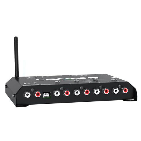 LOWDR Car Audio LDX 2.4 معالج الإشارة الرقمية والمعادل، 4 مخارج 2 مدخل DSP مع التحكم في تطبيق البلوتوث، معادل بارامتري، كروس، ومحدد in Kuwait
