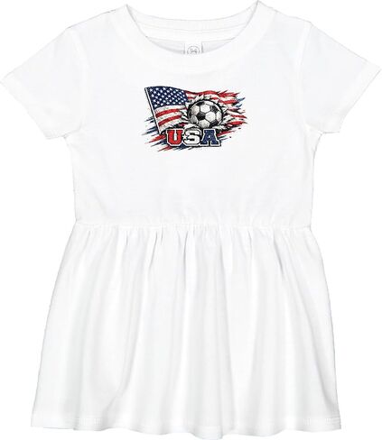 inktastic USA Soccer Infant Dress in Kuwait