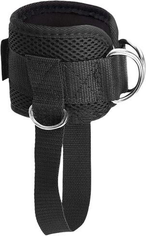 Straps Easy to Use Leg Strength Trainer Adjustable Ankle Cuffs Cable Machine Attachments for Adult Gym Ankle Cuffs Foot Buckle in Kuwait