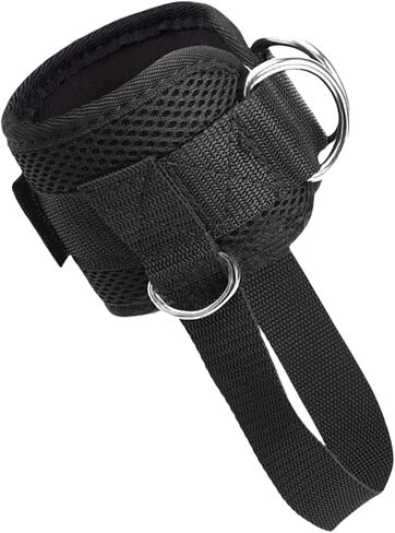 Straps Easy to Use Leg Strength Trainer Adjustable Ankle Cuffs Cable Machine Attachments for Adult Gym Ankle Cuffs Foot Buckle in Kuwait