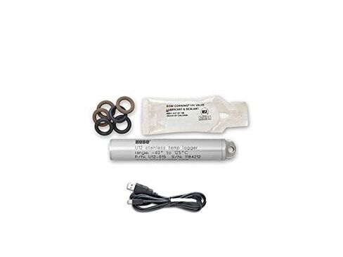 بداية HOBO U12-015 مسجل بيانات درجة الحرارة من الفولاذ المقاوم للصدأ مع كابل USB in Kuwait