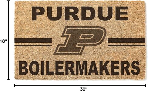 ممسحة أرجل من KH Sports Fan Purdue Boilermakers بشعار فريق جوز الهند، متعددة (1063100406) in Kuwait