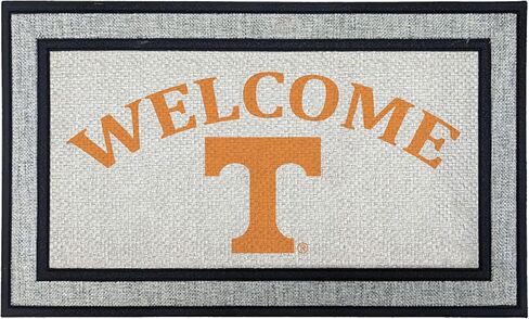KH Sports Fan 18x30 Gray Tennessee Volunteers Welcome Doormat NCAA Rug in Kuwait