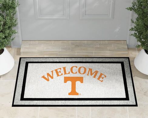 KH Sports Fan 18x30 Gray Tennessee Volunteers Welcome Doormat NCAA Rug in Kuwait