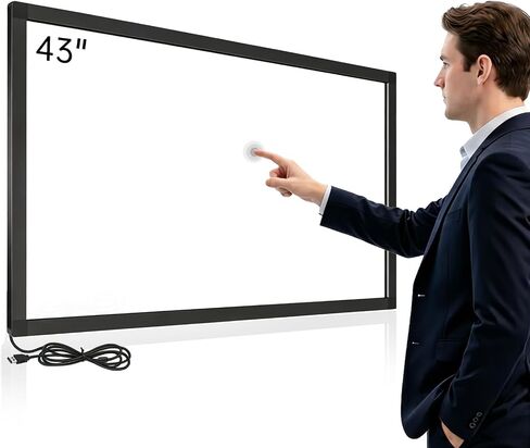 65 Inch 20 Point Multi-Touch Interactive IR Touch Panel, Infrared Touch Screen Frame for Large Screen Display in Kuwait