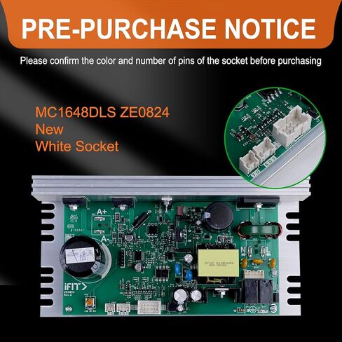 MC1648DLS 406077 لوحة تحكم المحرك اللوحة الأم تحل محل ZE0824، لوحة التحكم في جهاز المشي المتوافقة مع مسار Nordic / FreeMotion / Proform Treadmill in Kuwait