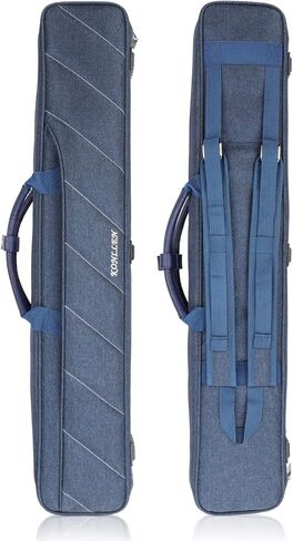 KONLLEN Pool Cue Case 3x4 Oxford Pool Stick Case Holds 3 Butts and 4 Shafts Billiard Sitck Large Capacity Carrying Cases with Multi-Pocket Pool Cue Accessories in Saudi Arabia