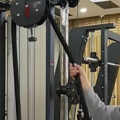 مدرب حبل لا نهاية له، آلة كابل بكرة التعليق مع مقاومة قابلة للتعديل، حبل سحب، معدات تدريب حبل اللياقة البدنية، أداة تدريب على تحمل العضلات in Kuwait