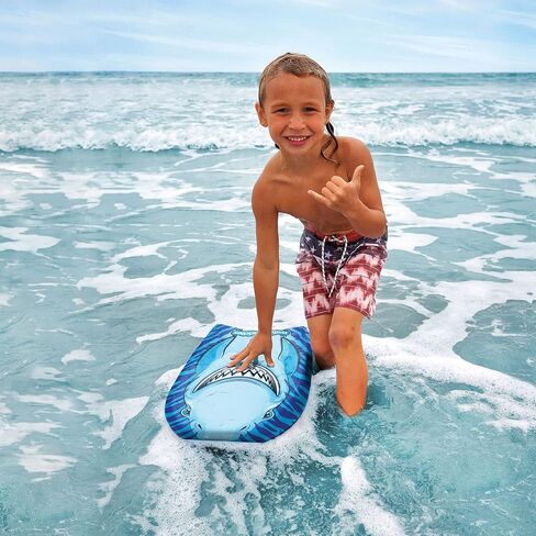 Water Buddies 22in Mini Bodyboard 2-Pack // Foam Wax Free Soft Kickboard Bodyboard for Adults and Kids of All Levels in Kuwait