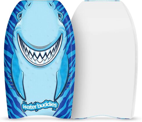 Water Buddies 22in Mini Bodyboard 2-Pack // Foam Wax Free Soft Kickboard Bodyboard for Adults and Kids of All Levels in Kuwait