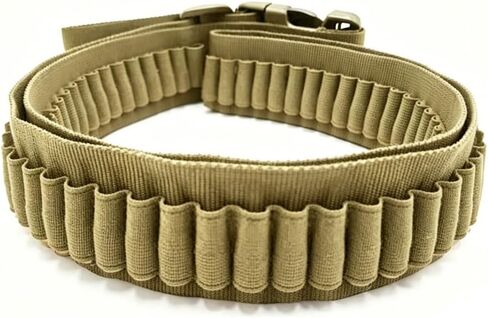 Tactical 100 Rounds Rifle Pistol Bullet Cartridge Adjustable Ammo Bandolier Ammunition Belt Sling Shell Carrier Holder for 10/22 .22LR .17HMR .222 .223 Cal 5.56mm in Saudi Arabia