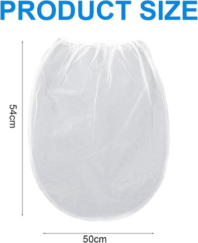 Paint Strainer Bag Paint Strainer Bags Paint Strainer 5 Gallon Paint Filter with Elastic Top Opening Mesh Bag White Mesh Bag Filters for Paint Gardening Hydroponics Painting 5Pcs in Kuwait