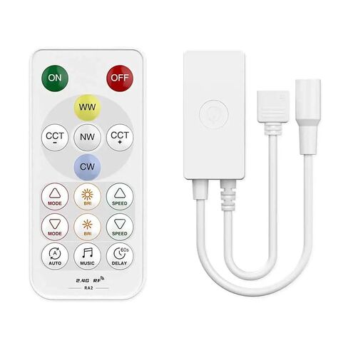 DC24V SP642E 2-Channel PWM CCT APP يتحكم في وحدة تحكم الموسيقى LED مع درجة حرارة اللون والسطوع القابلة للتعديل in Kuwait