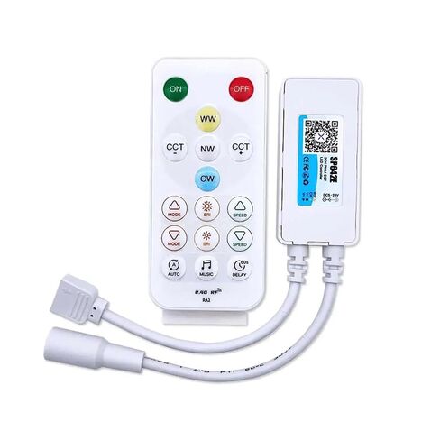 DC24V SP642E 2-Channel PWM CCT APP يتحكم في وحدة تحكم الموسيقى LED مع درجة حرارة اللون والسطوع القابلة للتعديل in Kuwait