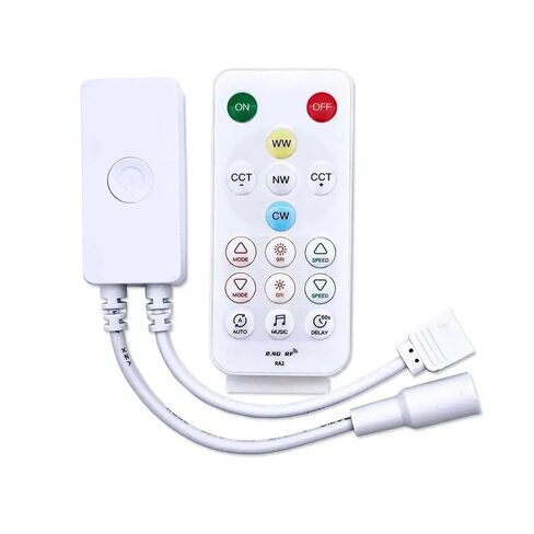 DC24V SP642E 2-Channel PWM CCT APP يتحكم في وحدة تحكم الموسيقى LED مع درجة حرارة اللون والسطوع القابلة للتعديل in Kuwait