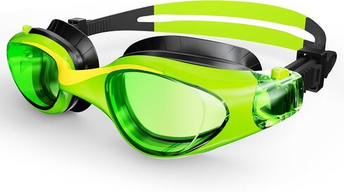 Kids Swim Goggles, Anti-Fog UV Protection, Leakproof Adjustable Strap Swimming Goggles for Boys Girls Ages 6–14 in Kuwait