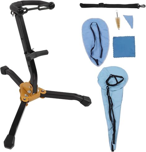 Alto Sax Stand Set Portable Musician Accessories Durable Metal Holder for Alto Saxophone 1 Unit in Kuwait