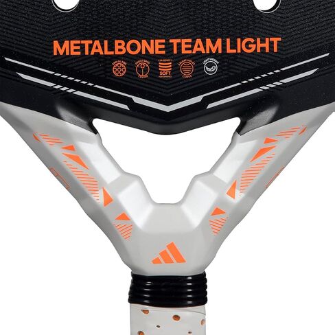 adidas Metalbone Team Light 2026 Racket Black, Round Shape, EVA Soft Performance Foam, Fiberglass in Kuwait