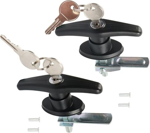2 Pieces Rotatable T Grip Fasteners for Truck Toolbox and Industrial Use Powder Coated Boat Hardware in Kuwait