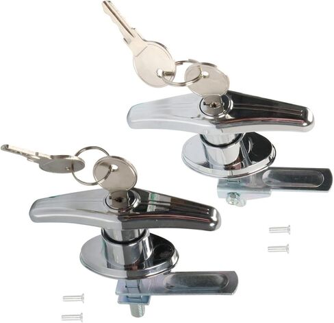 2 Pieces Rotatable T Grip Fasteners for Truck Toolbox and Industrial Use Powder Coated Boat Hardware in Kuwait