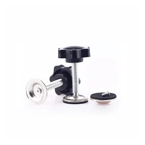 Plum Blossom Adhesive Head with Pressure Plate Handle Screw Adjustable Tightness M8M10(with Anti-Skid Pad,1set M10X65X38) in Kuwait
