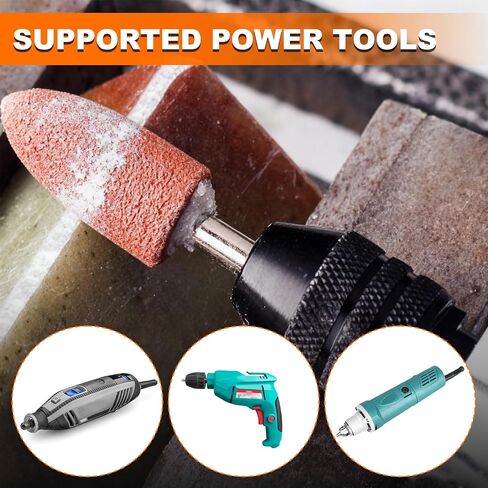 42PCS Grinding Stones Sanding Drill Bits Sanding Bits Aluminum Oxide Bits Sanding Bits Grinding Stone Set 42PCS Shank For Drill Metal Mortar And Pestle Set For Grinding Stone in Kuwait