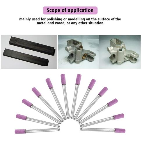 50 PCS Grinding Wheel Head, High Hardness Grinding Wheel Sharpening Shank Tools, Abrasive Stone | Grinding Wheel | Sharpening Shank | Polishing Tool for Electric Grinding in Kuwait