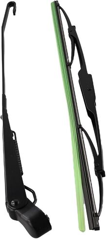 12V Windshield Wiper Kit with 400mm for blades, 105° Sweep Angle for Boat RV Truck Tractor Construction Machinery, 6mm Shaft Mount (Motor Not Included)(Rain wipers) in Saudi Arabia
