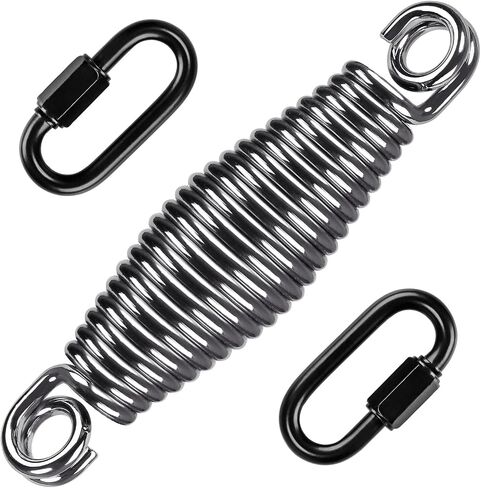 SELEWARE Heavy Duty Bag Spring for Punching Bag - Chrome Plated with Secure Closed-Loop Design for Boxing, MMA, and More, Smooth & Safe Suspension, Eliminates Ceiling Vibration During Boxing Workouts in Kuwait