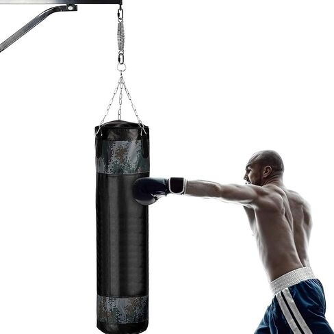 SELEWARE Heavy Duty Bag Spring for Punching Bag - Chrome Plated with Secure Closed-Loop Design for Boxing, MMA, and More, Smooth & Safe Suspension, Eliminates Ceiling Vibration During Boxing Workouts in Kuwait