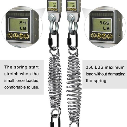 SELEWARE Heavy Duty Bag Spring for Punching Bag - Chrome Plated with Secure Closed-Loop Design for Boxing, MMA, and More, Smooth & Safe Suspension, Eliminates Ceiling Vibration During Boxing Workouts in Kuwait