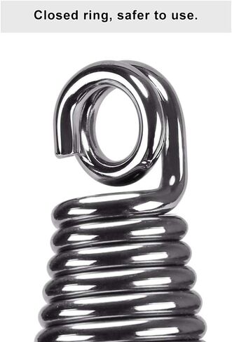 SELEWARE Heavy Duty Bag Spring for Punching Bag - Chrome Plated with Secure Closed-Loop Design for Boxing, MMA, and More, Smooth & Safe Suspension, Eliminates Ceiling Vibration During Boxing Workouts in Kuwait