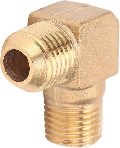 Brass Right Angle Elbow Adapter, High Pressure Threaded Connector for Air Compressor Systems G1/4 Threaded Fitting Durable 90 Degree Elbow in Kuwait