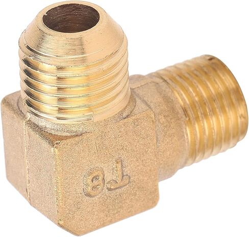 Brass Right Angle Elbow Adapter, High Pressure Threaded Connector for Air Compressor Systems G1/4 Threaded Fitting Durable 90 Degree Elbow in Kuwait