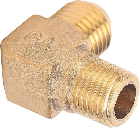 Brass Right Angle Elbow Adapter, High Pressure Threaded Connector for Air Compressor Systems G1/4 Threaded Fitting Durable 90 Degree Elbow in Kuwait