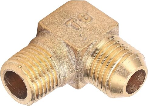 Brass Right Angle Elbow Adapter, High Pressure Threaded Connector for Air Compressor Systems G1/4 Threaded Fitting Durable 90 Degree Elbow in Kuwait