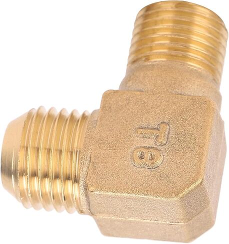 Brass Right Angle Elbow Adapter, High Pressure Threaded Connector for Air Compressor Systems G1/4 Threaded Fitting Durable 90 Degree Elbow in Kuwait
