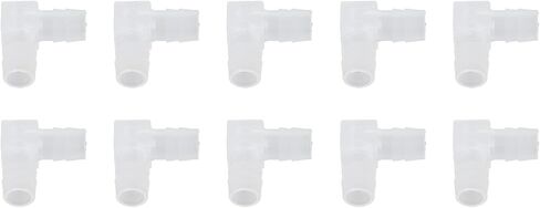 Aquarium Barb Fittings, Odorless Leak-Proof Design, Hose Barb Connectors, 10mm PE Plastic 10Pcs, for Aquarium Pumps, Silicone Tubing, Mechanical Systems, Home Fish Tanks, in Kuwait