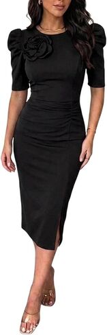 Chicme أفضل صفقات التسوق للسيدات Bodycon Midi Dress in Kuwait