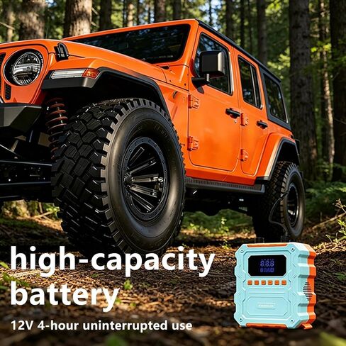 Electric SUP Air Pump 60PSI 20800mAh Large Battery, Portable Rechargeable Dual Stage Inflation & Deflation Auto-Off, Cordless Paddle Board Pump for Kayak Boat Tent Inflatable in Kuwait